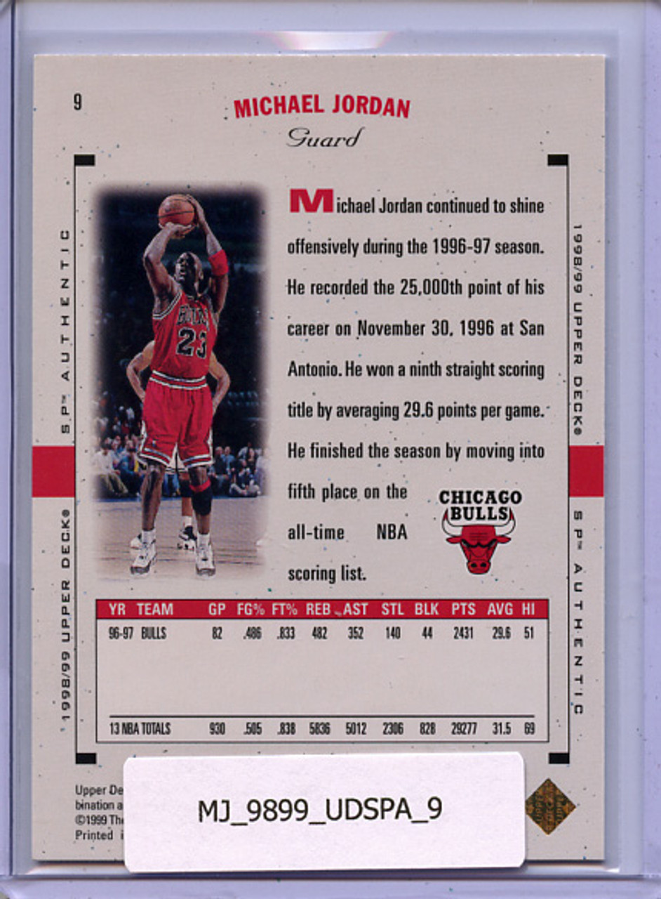 Michael Jordan 1998-99 SP Authentic #9