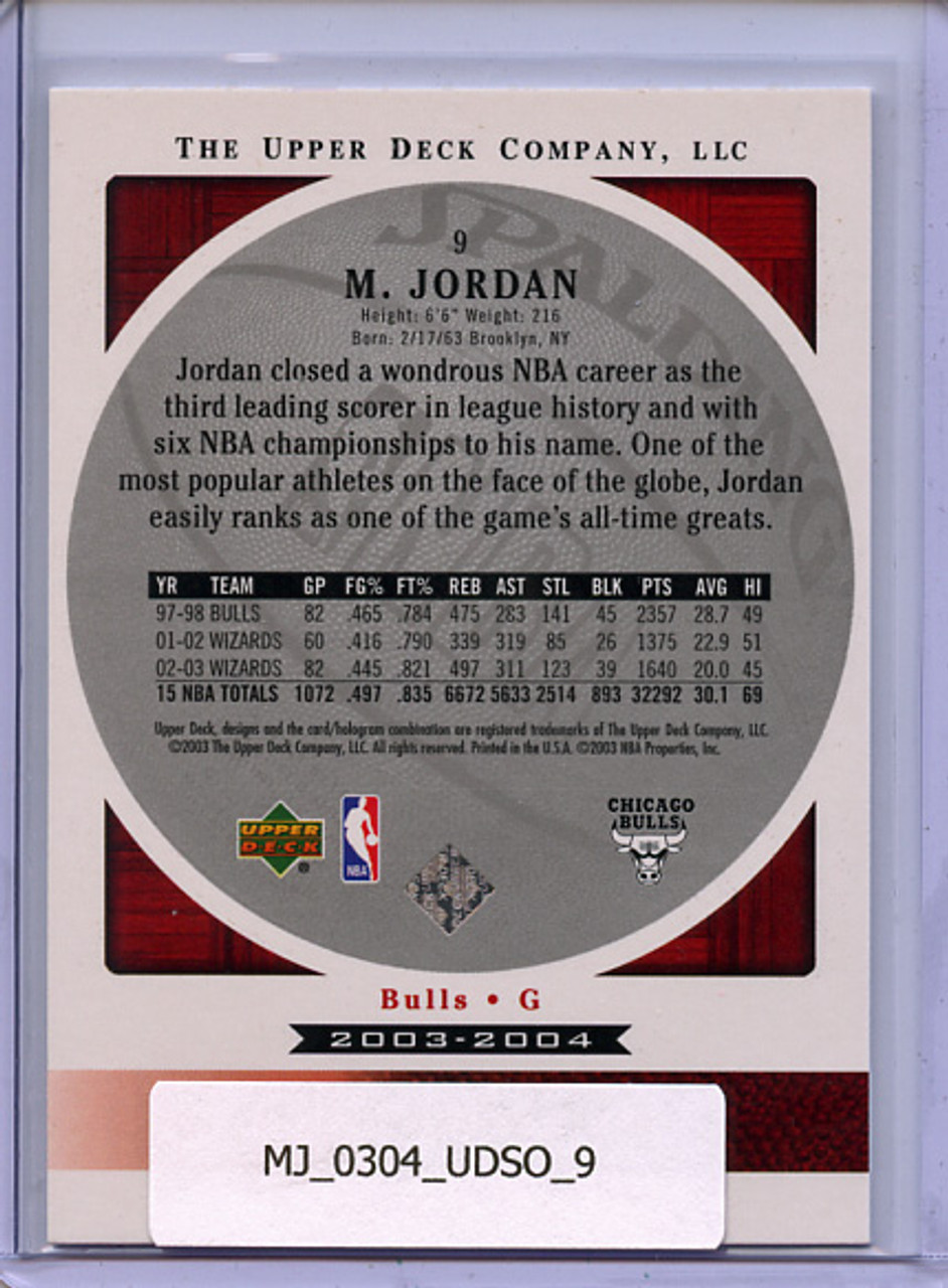 Michael Jordan 2003-04 Standing O #9