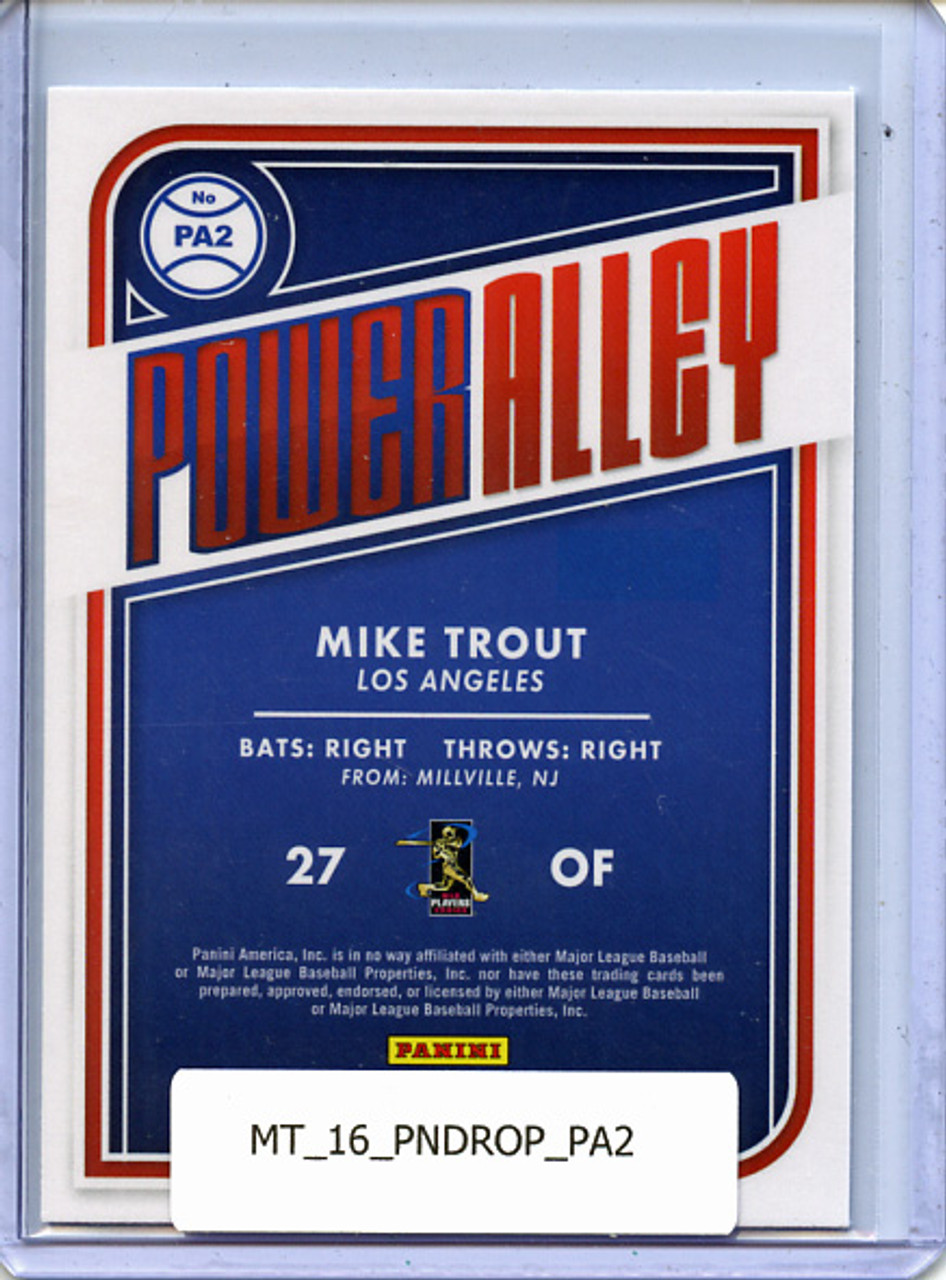 Mike Trout 2016 Donruss Optic, Power Alley #PA2