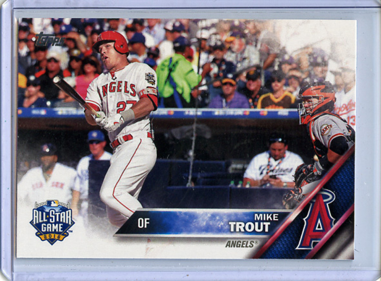 Mike Trout 2016 Topps Update #US175A All-Star