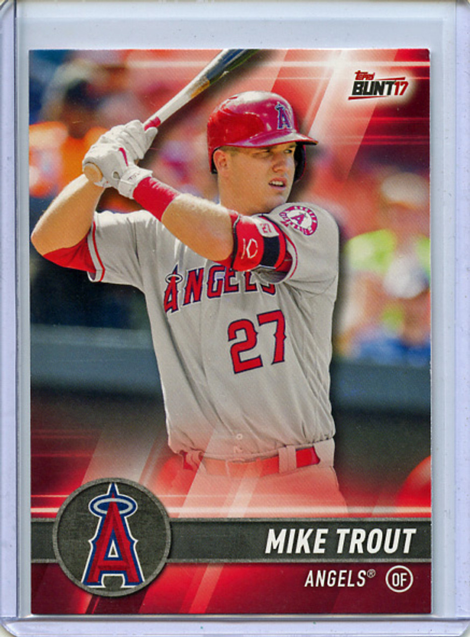 Mike Trout 2017 Bunt #2