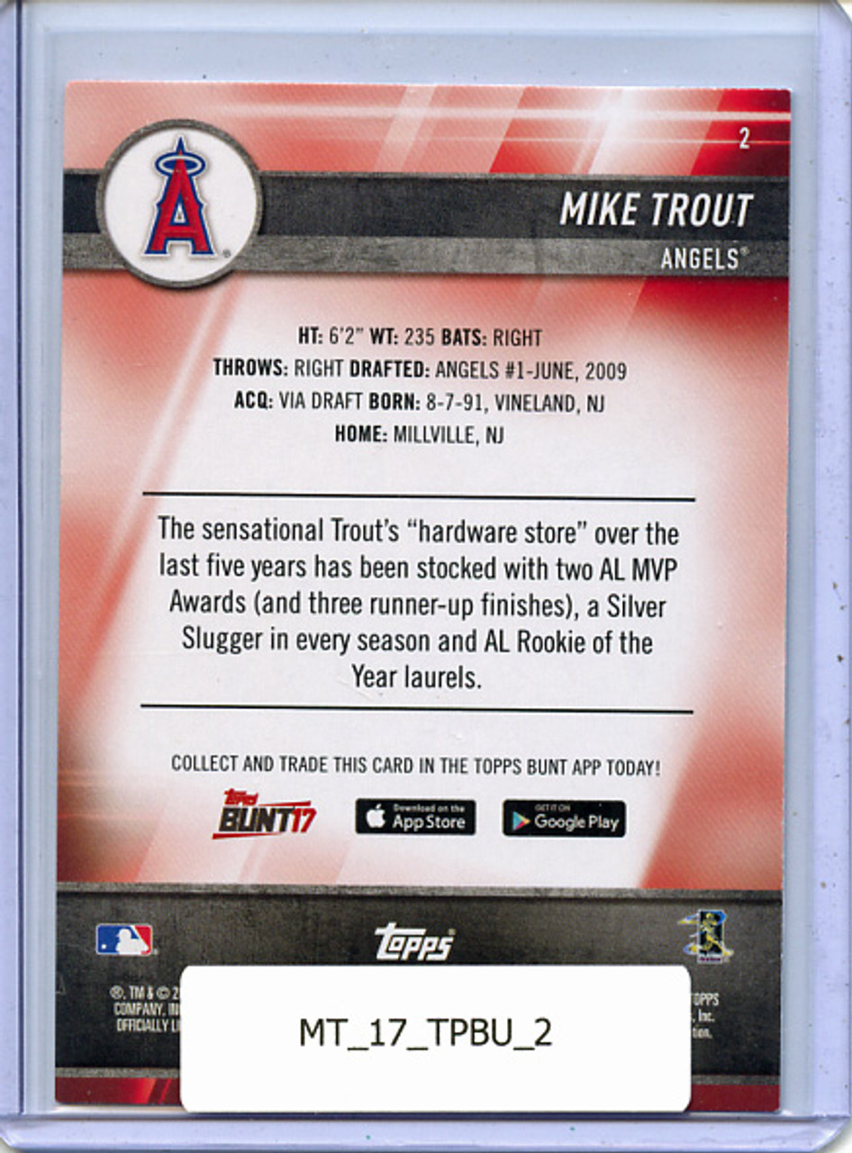 Mike Trout 2017 Bunt #2