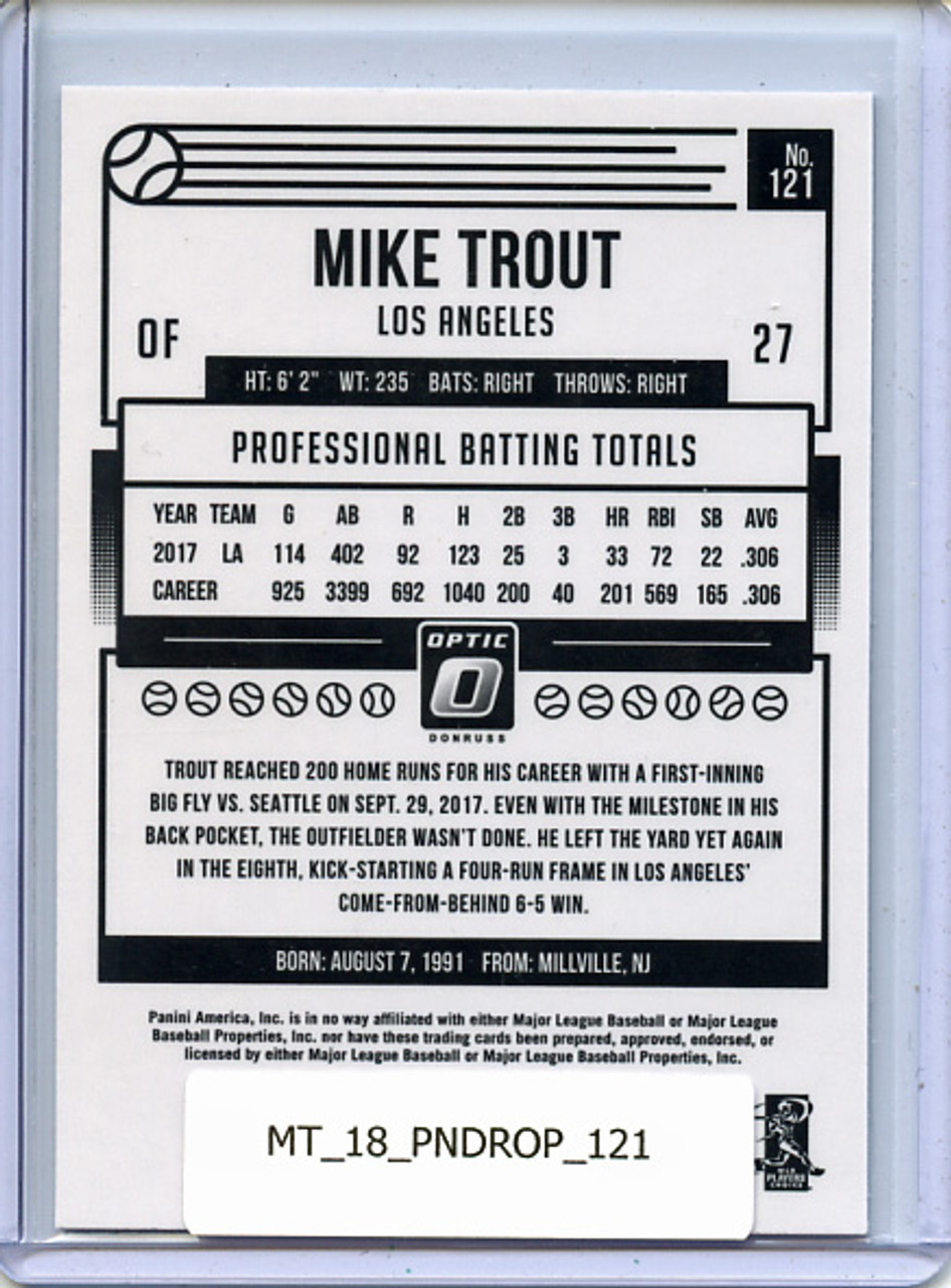 Mike Trout 2018 Donruss Optic #121