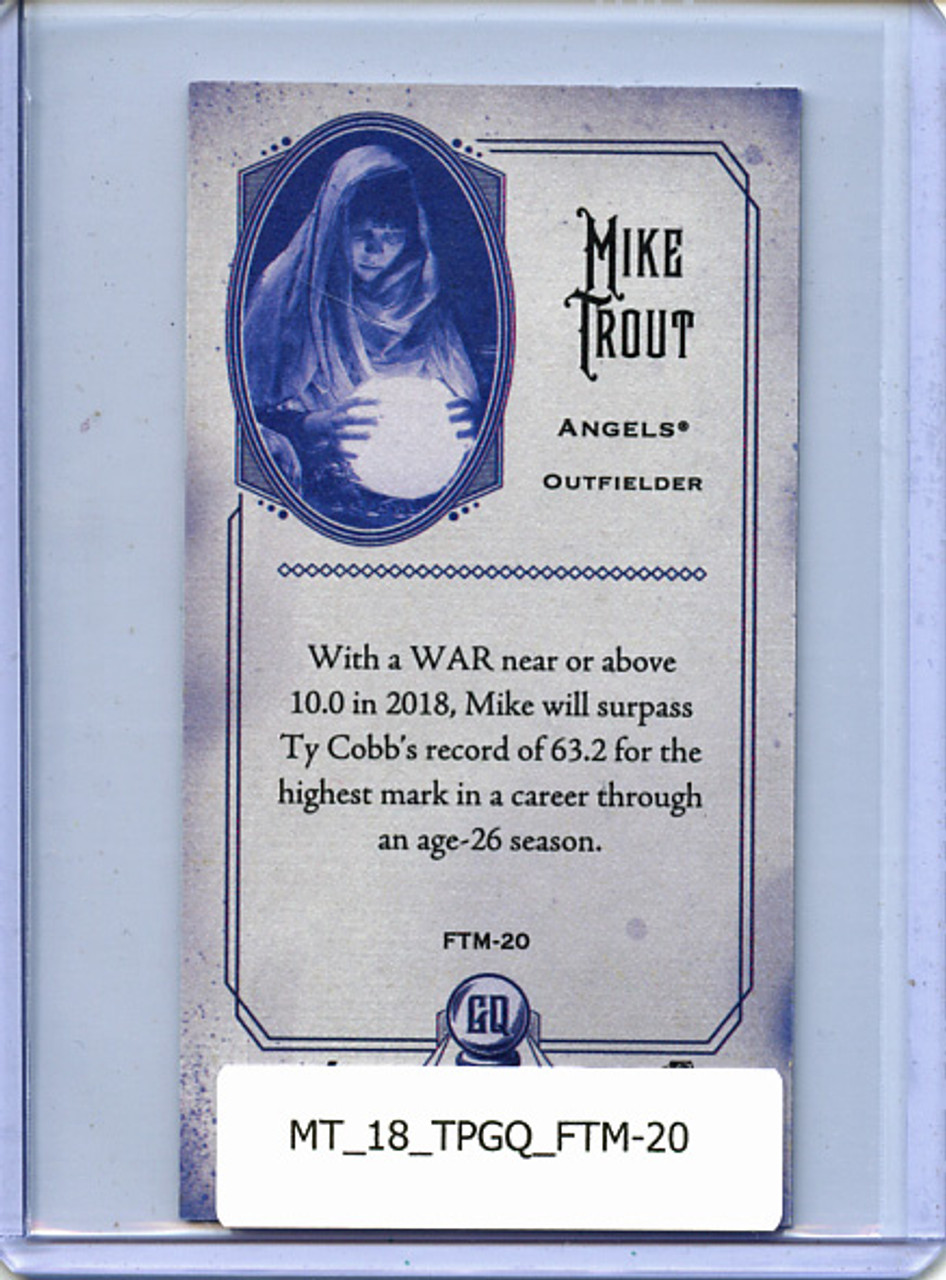 Mike Trout 2018 Gypsy Queen, Fortune Teller Mini #FTM-20