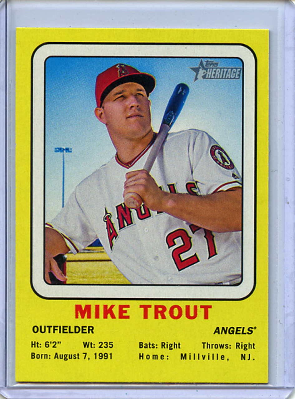 Mike Trout 2018 Heritage, 1969 Collector Cards #69CC-MT