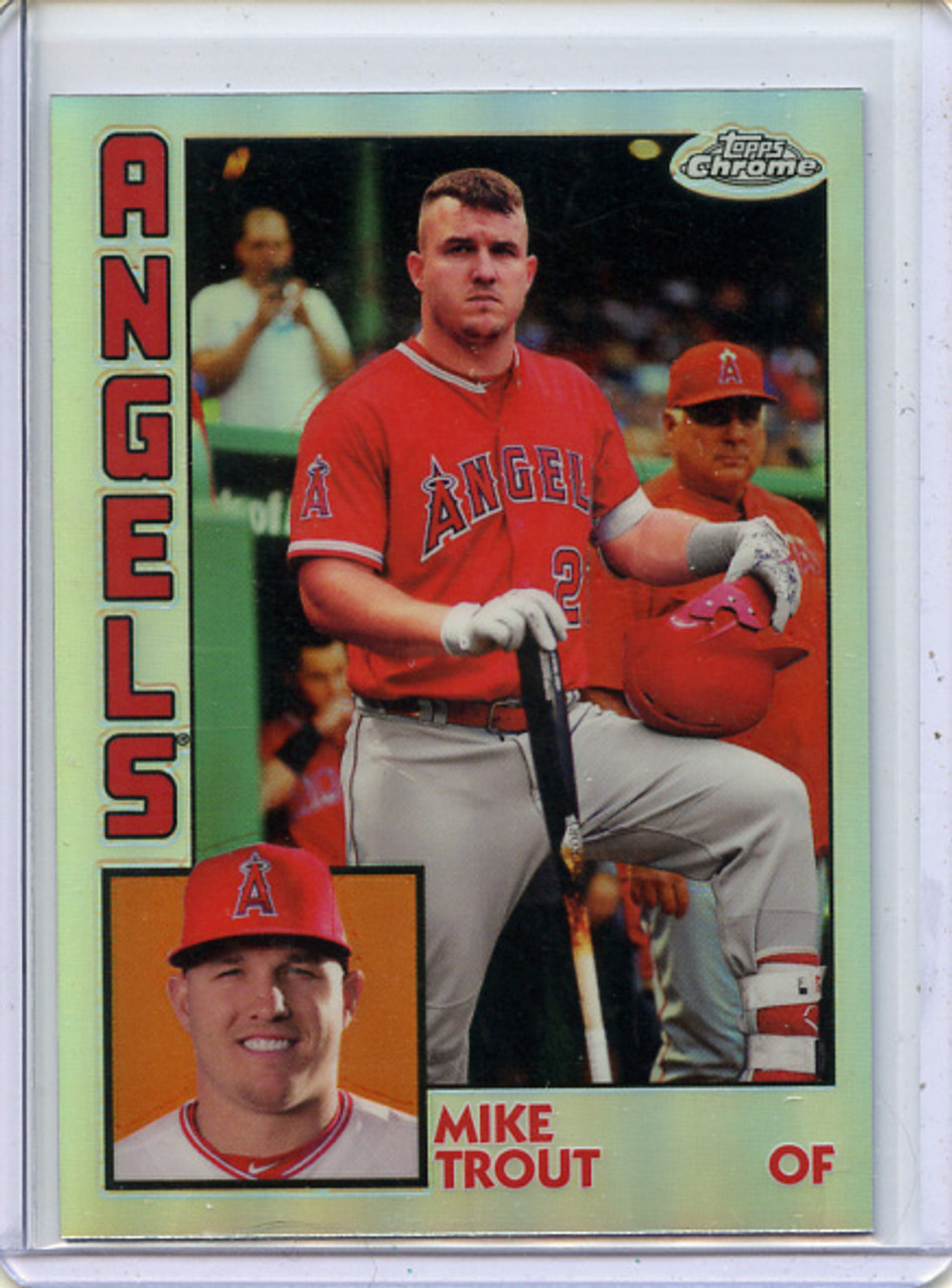 Mike Trout 2019 Topps Chrome, 1984 Topps #84TC-17
