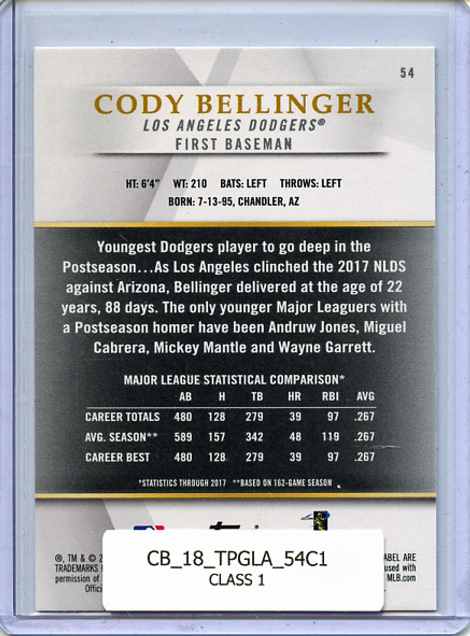 Cody Bellinger 2018 Gold Label #54 Class 1