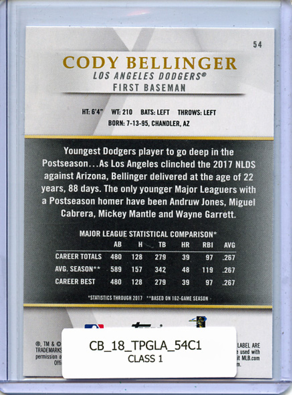 Cody Bellinger 2018 Gold Label #54 Class 2