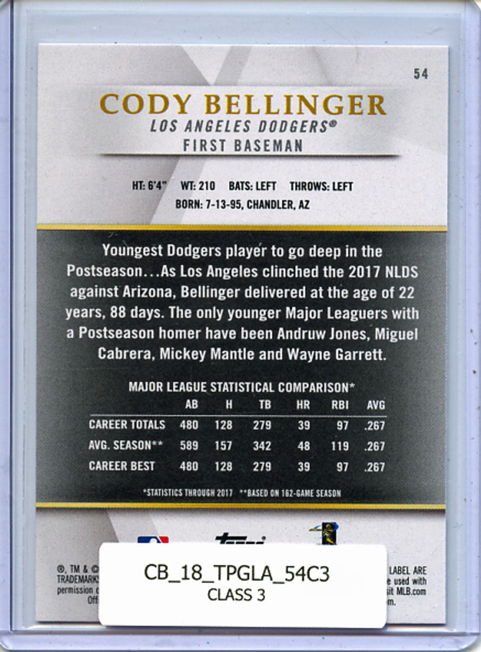 Cody Bellinger 2018 Gold Label #54 Class 3