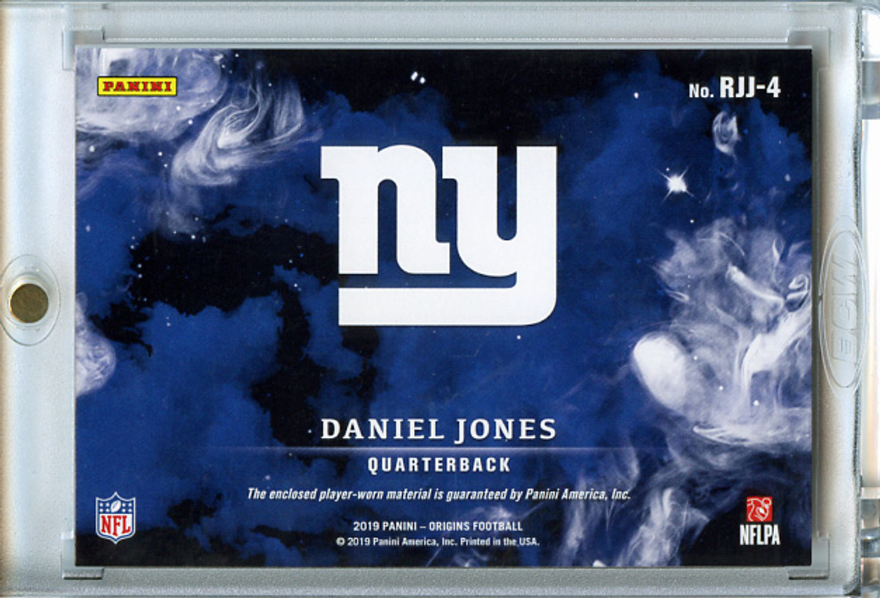 Daniel Jones 2019 Origins, Rookie Jumbo Jerseys #RJJ-4 Orange (#27/75)