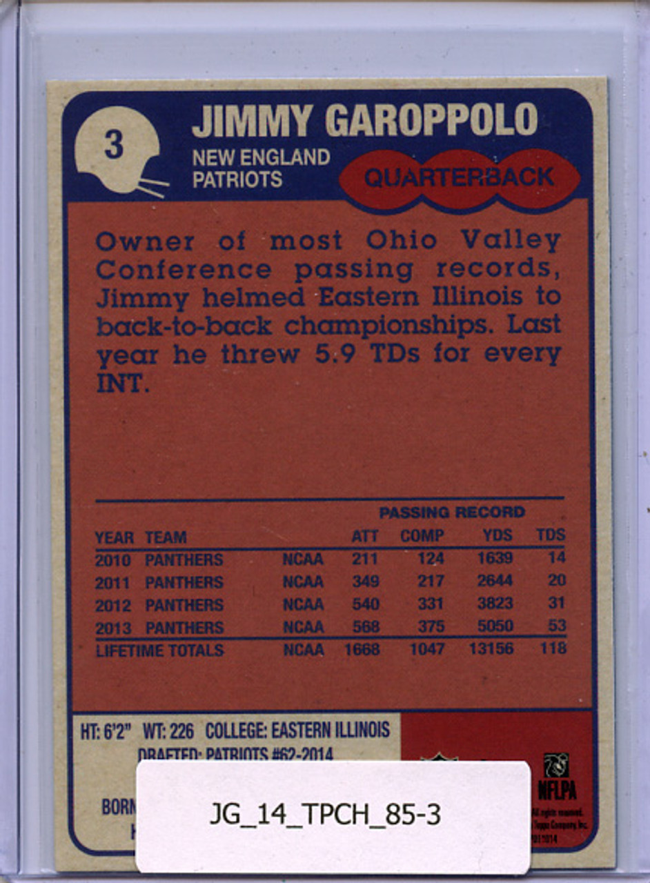 Jimmy Garoppolo 2014 Topps Chrome, 1985 #3