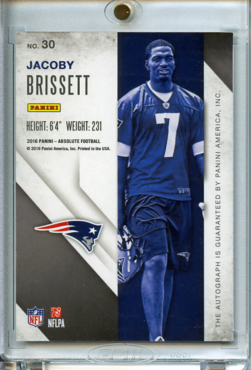 Jacoby Brissett 2016 Absolute, Rook Ink #30 Silver (#150/150)