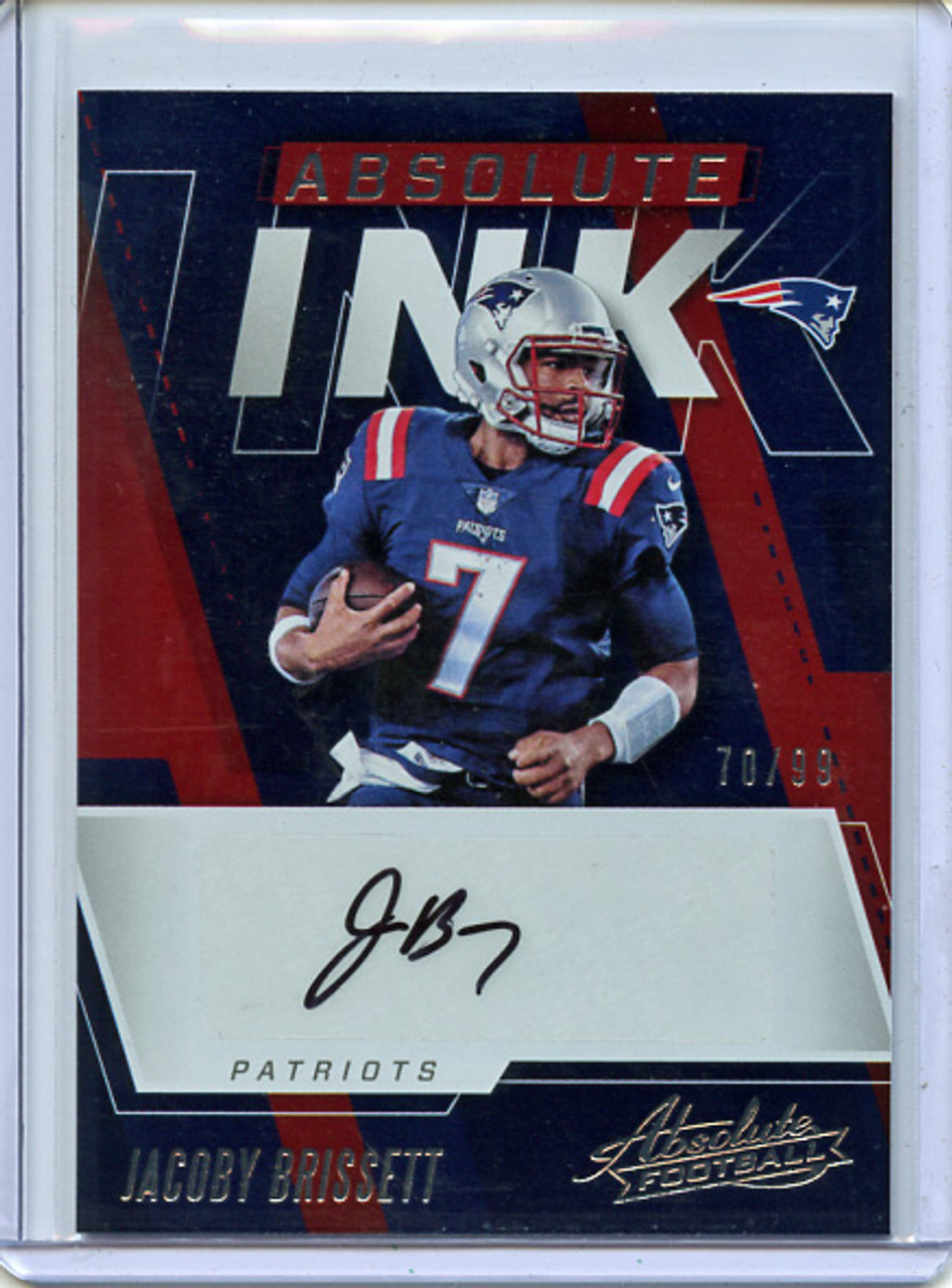Jacoby Brissett 2017 Absolute, Absolute Ink #AI-JBS (#70/99)