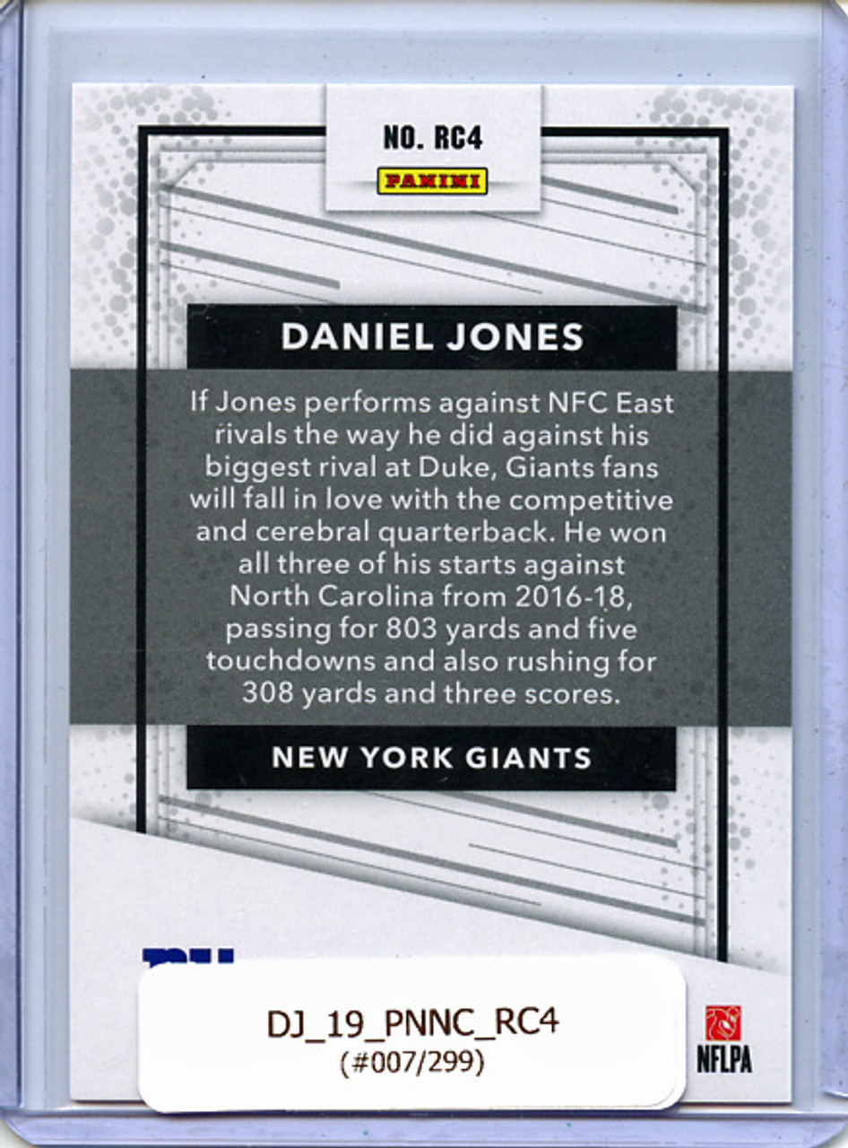 Daniel Jones 2019 Panini National Convention #RC4 (#007/299)