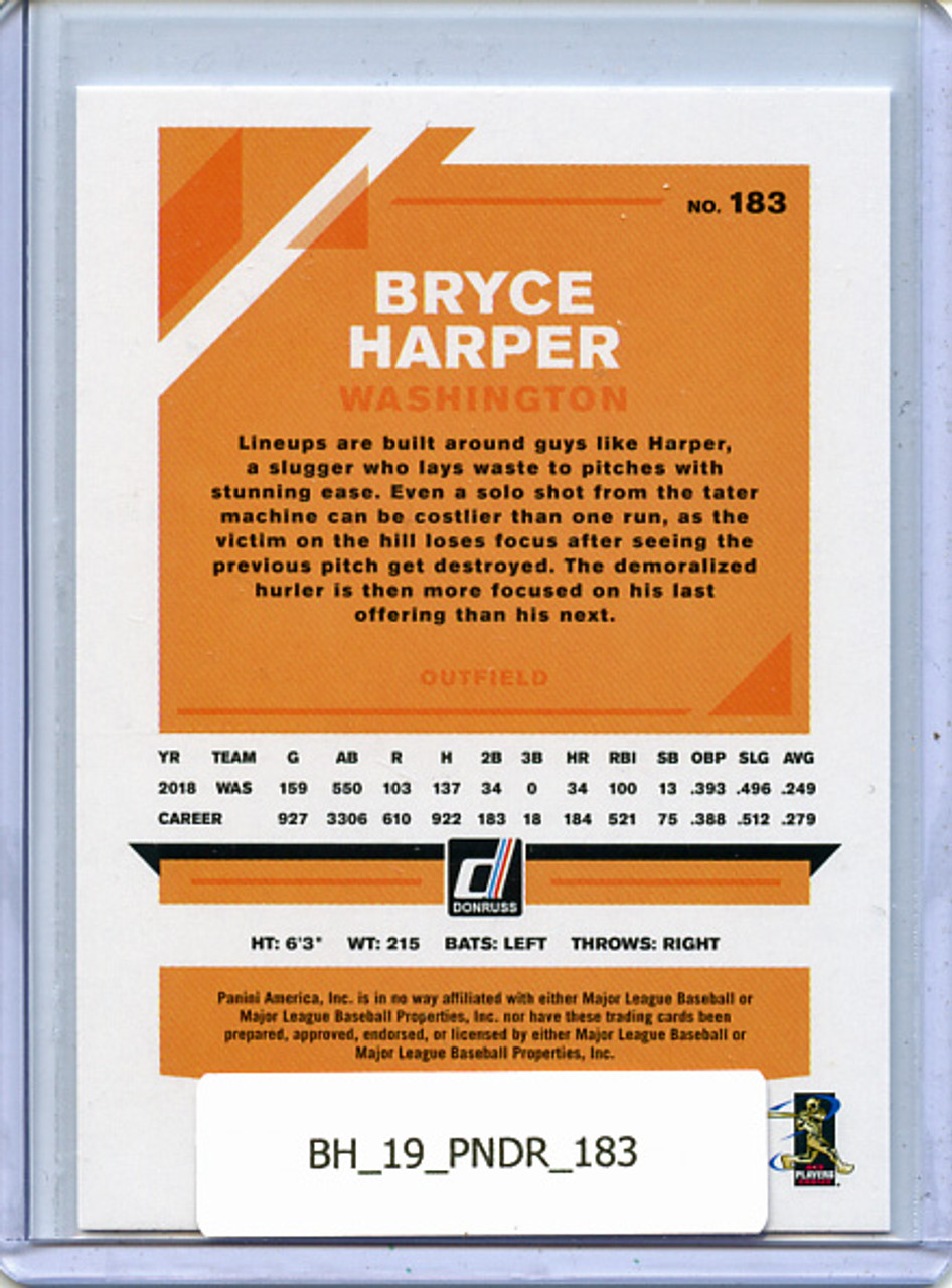 Bryce Harper 2019 Donruss #183