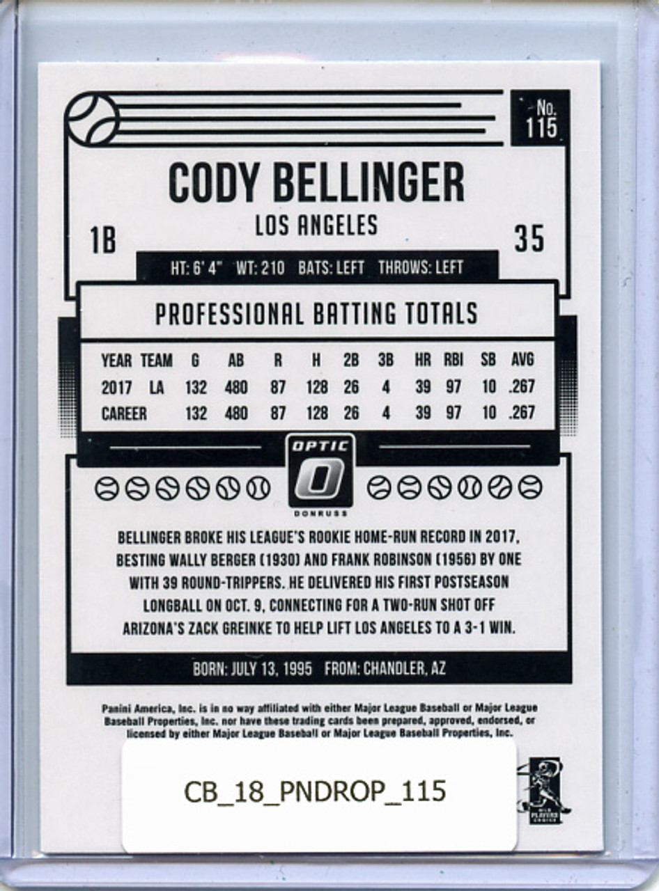 Cody Bellinger 2018 Donruss Optic #115