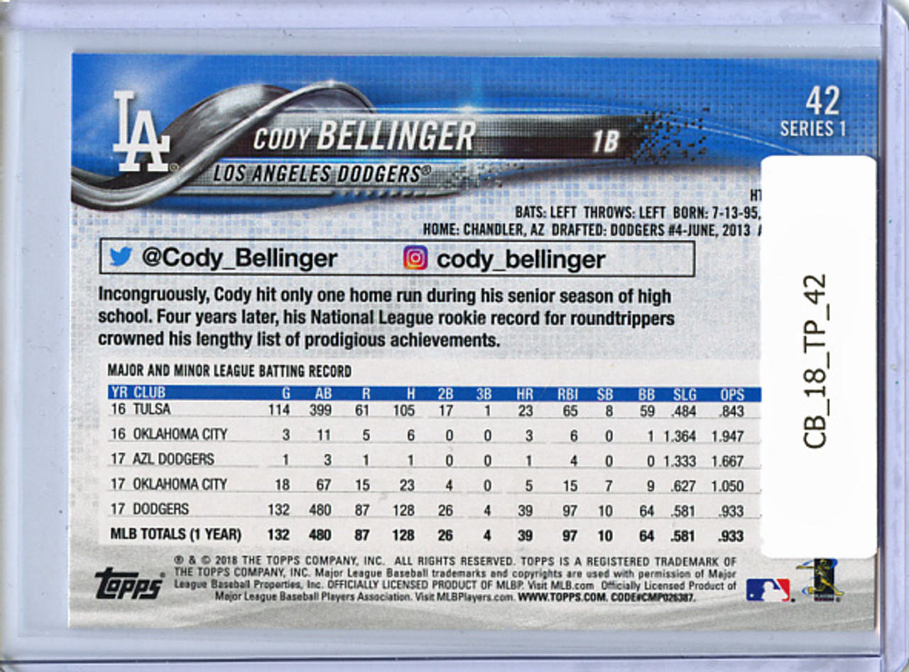 Cody Bellinger 2018 Topps #42