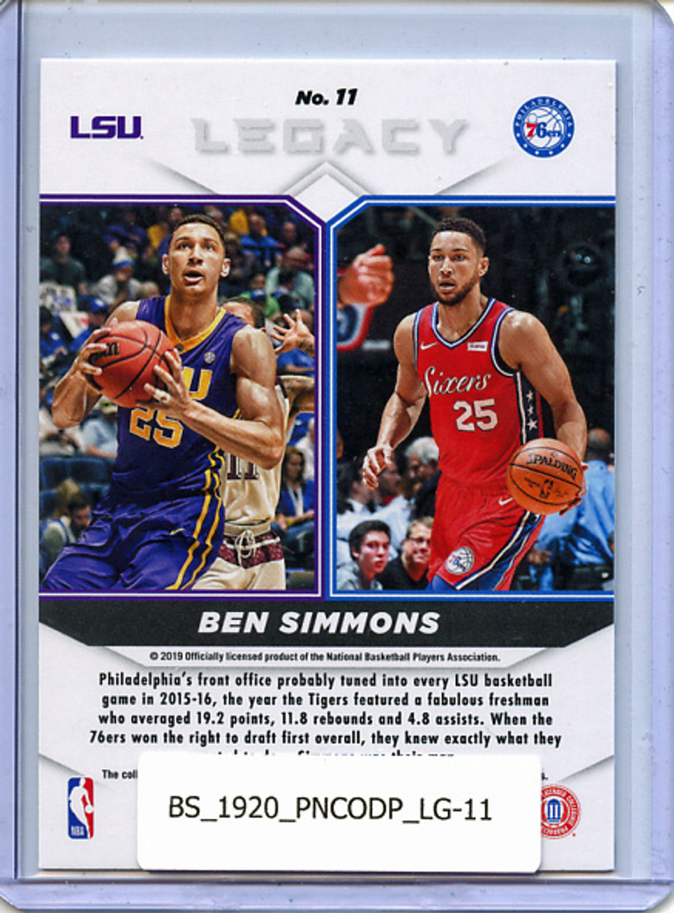 Ben Simmons 2019-20 Contenders Draft Picks, Legacy #11