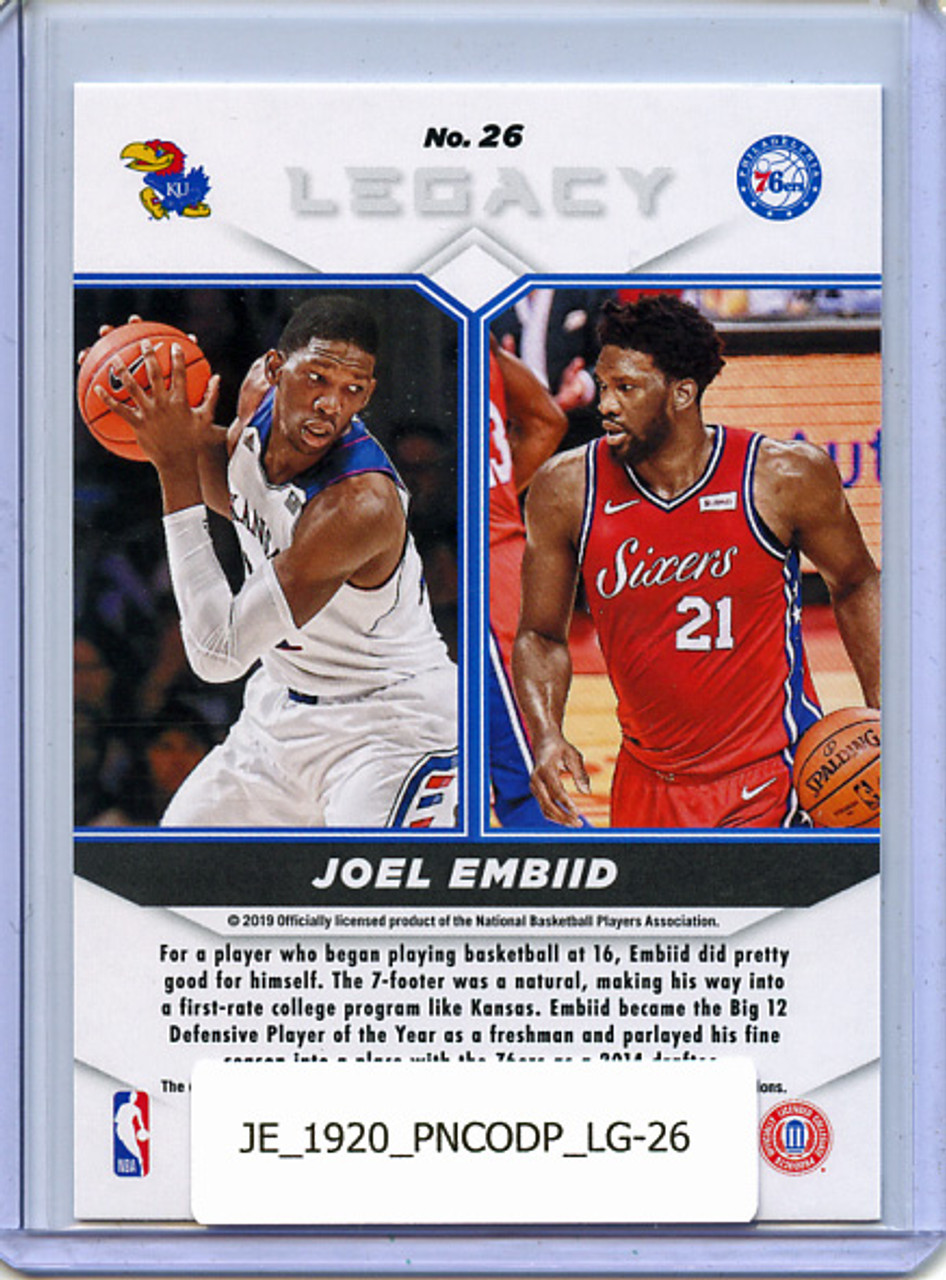 Joel Embiid 2019-20 Contenders Draft Picks, Legacy #26