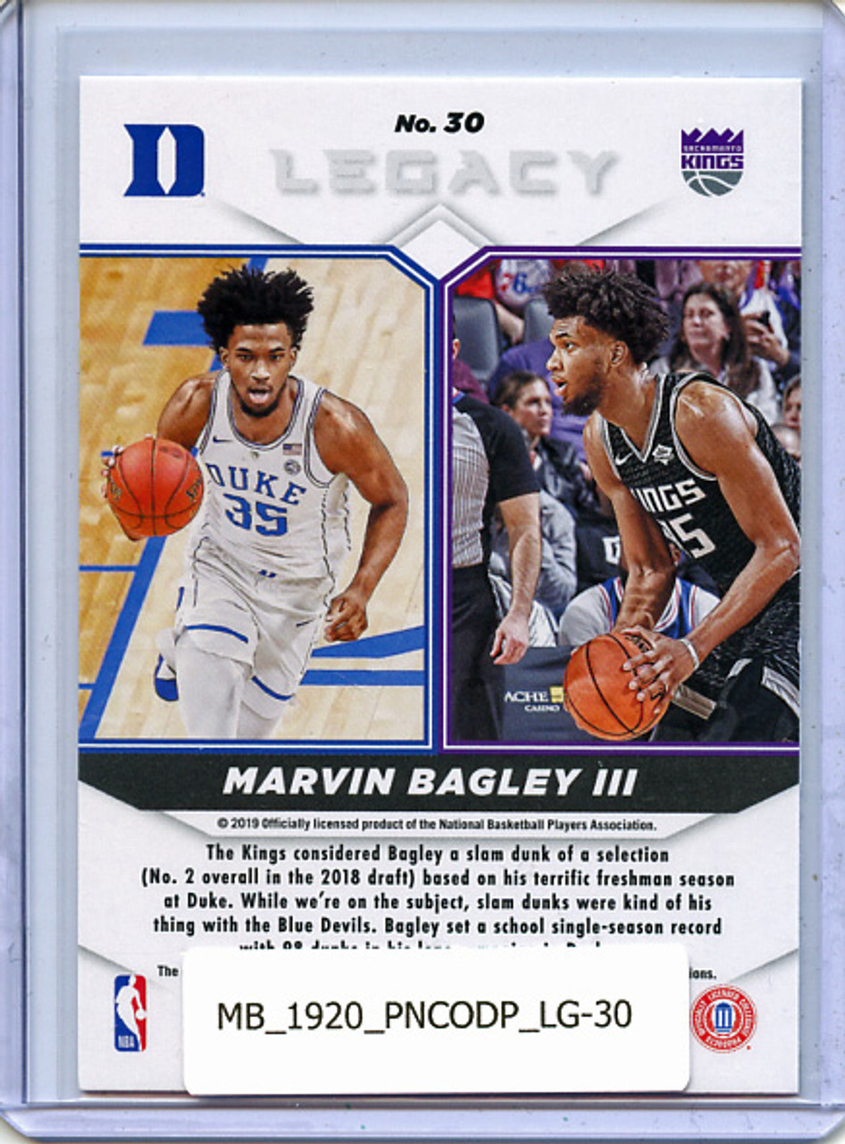 Marvin Bagley III 2019-20 Contenders Draft Picks, Legacy #30