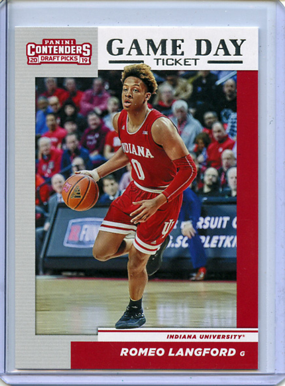 Romeo Langford 2019-20 Contenders Draft Picks, Game Day Ticket #9