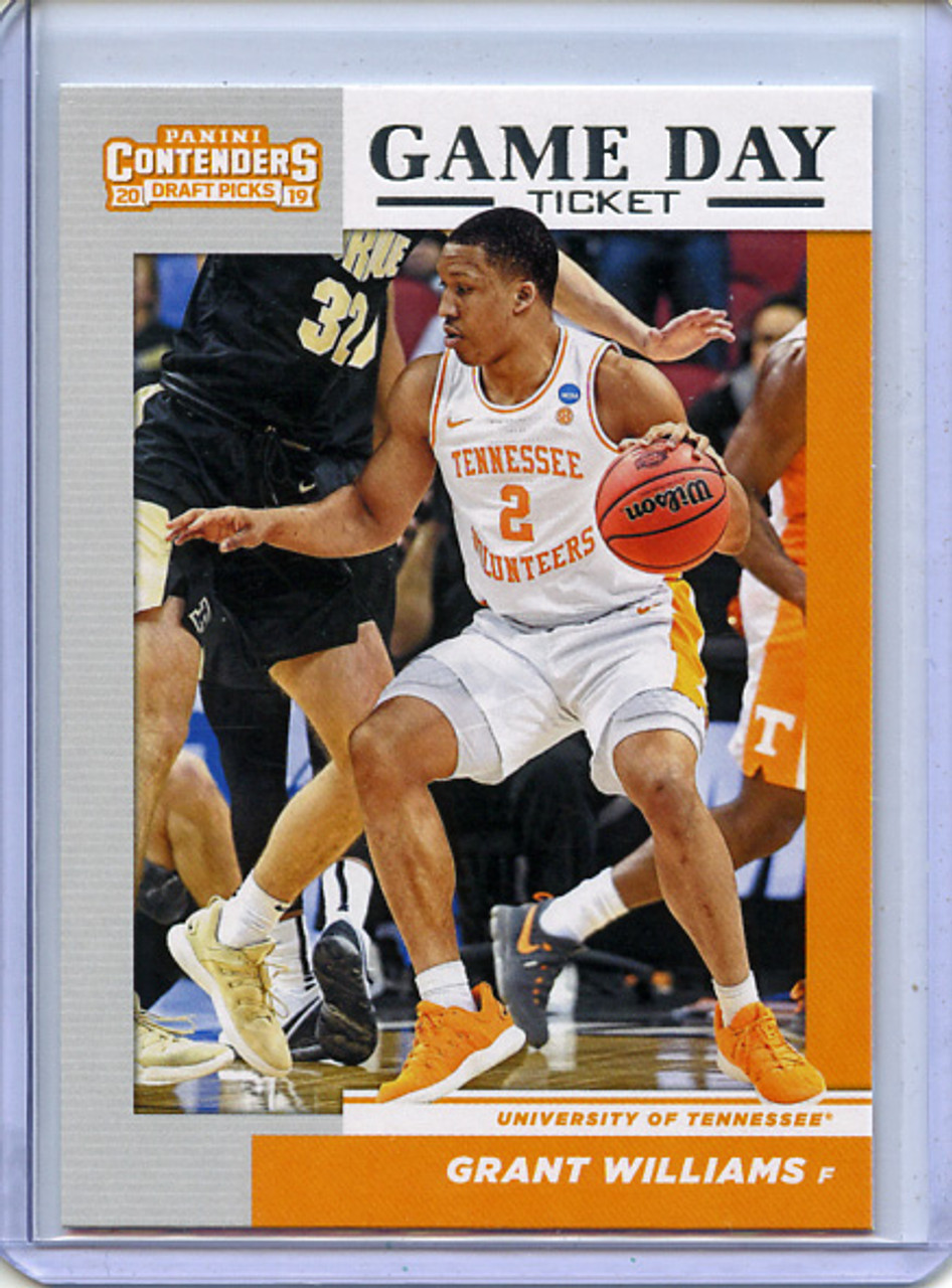 Grant Williams 2019-20 Contenders Draft Picks, Game Day Ticket #25
