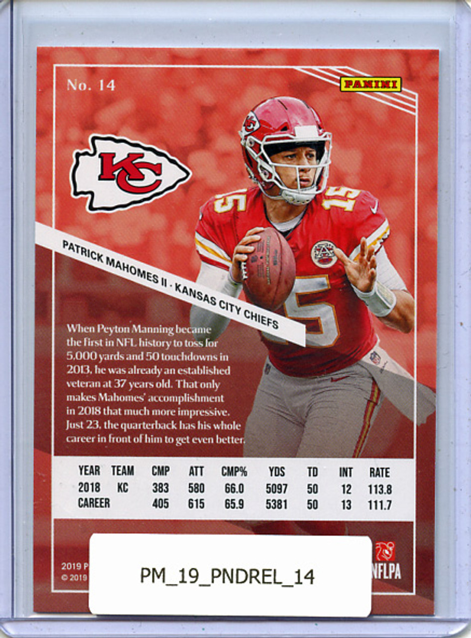 Patrick Mahomes II 2019 Donruss Elite #14