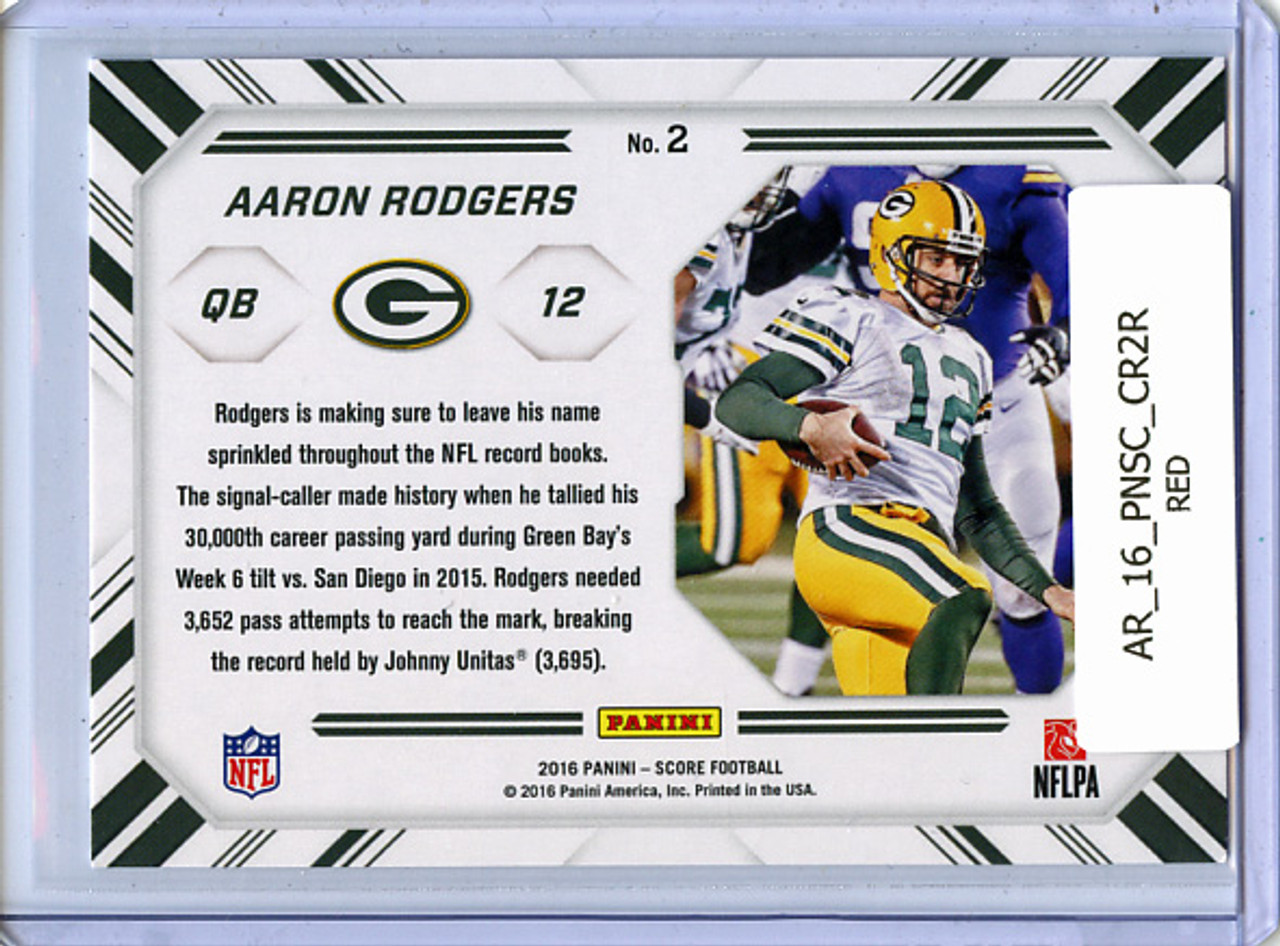 Aaron Rodgers 2016 Score, Chain Reaction #2 Red