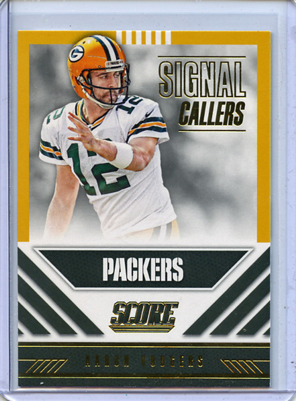 Aaron Rodgers 2016 Score, Signal Callers #9 Gold