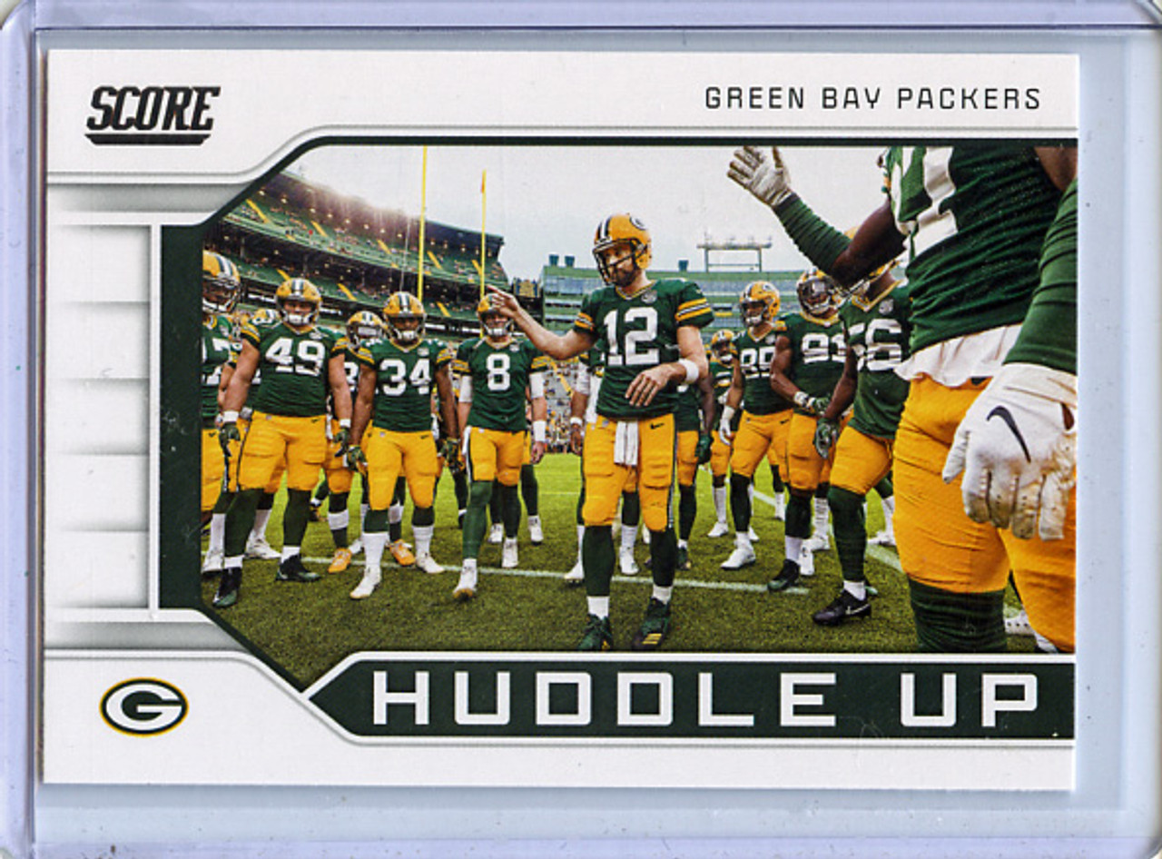 Aaron Rodgers, Green Bay Packers 2019 Score, Huddle Up #HU-4