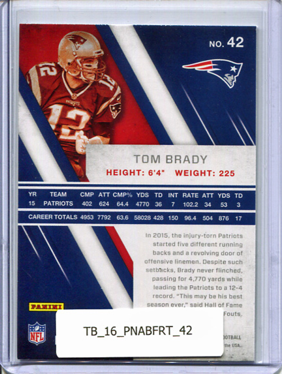 Tom Brady 2016 Absolute #42