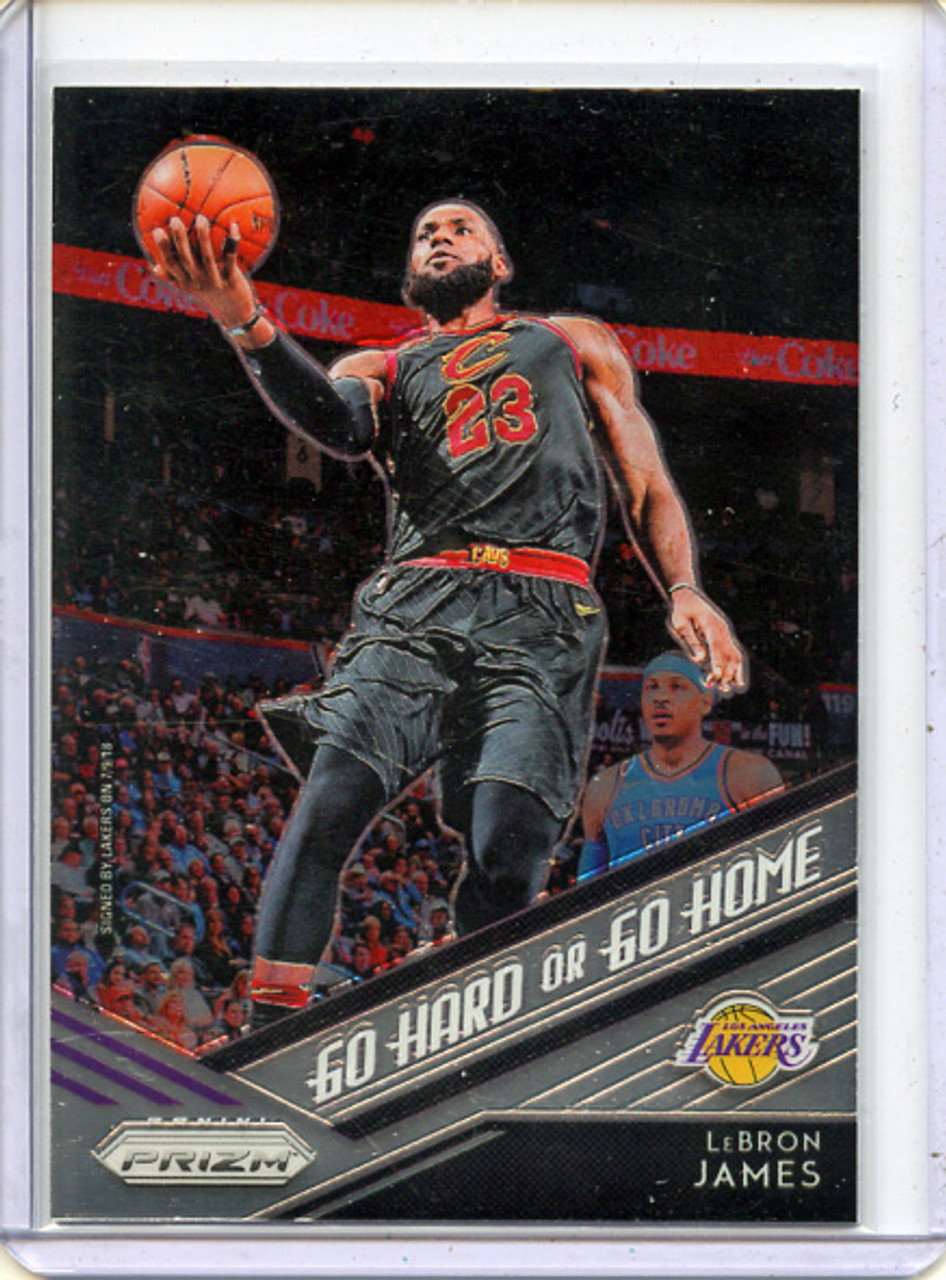 LeBron James 2018-19 Prizm, Go Hard or Go Home #2