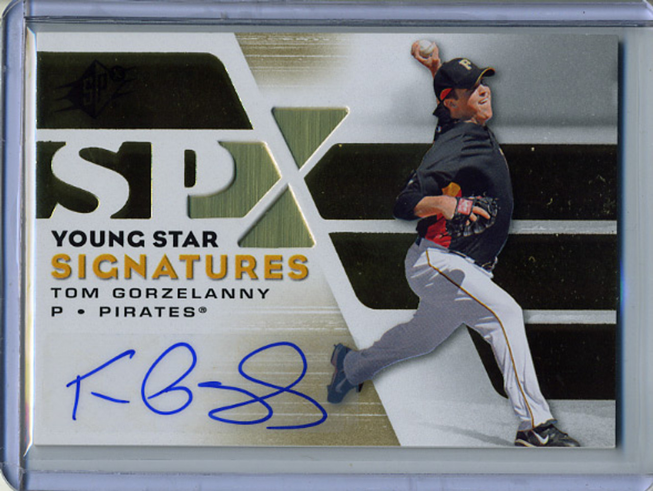 Tom Gorzelanny 2008 SPx, Young Star Signatures #YSS-TG