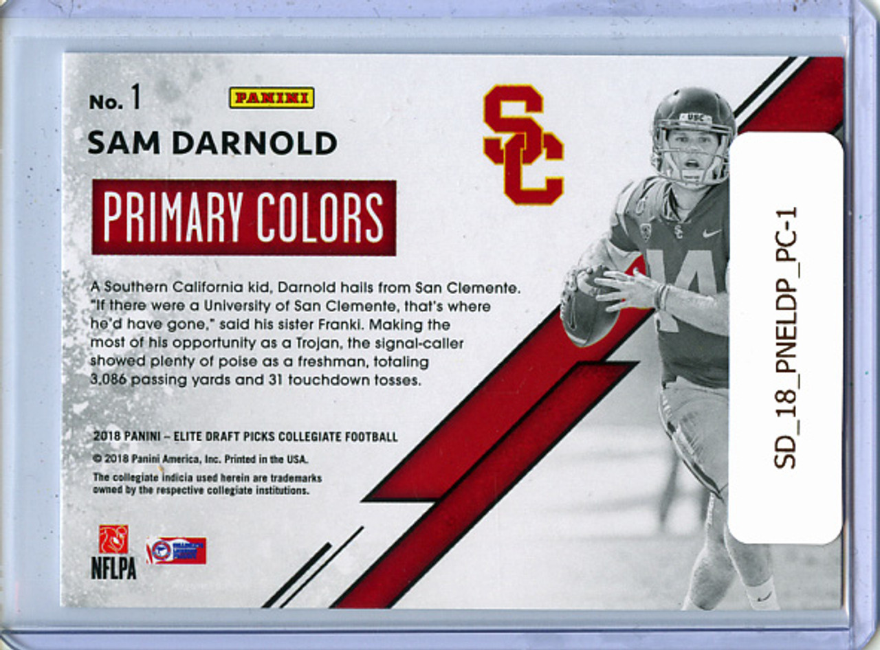 Sam Darnold 2018 Elite Draft Picks, Primary Colors #1