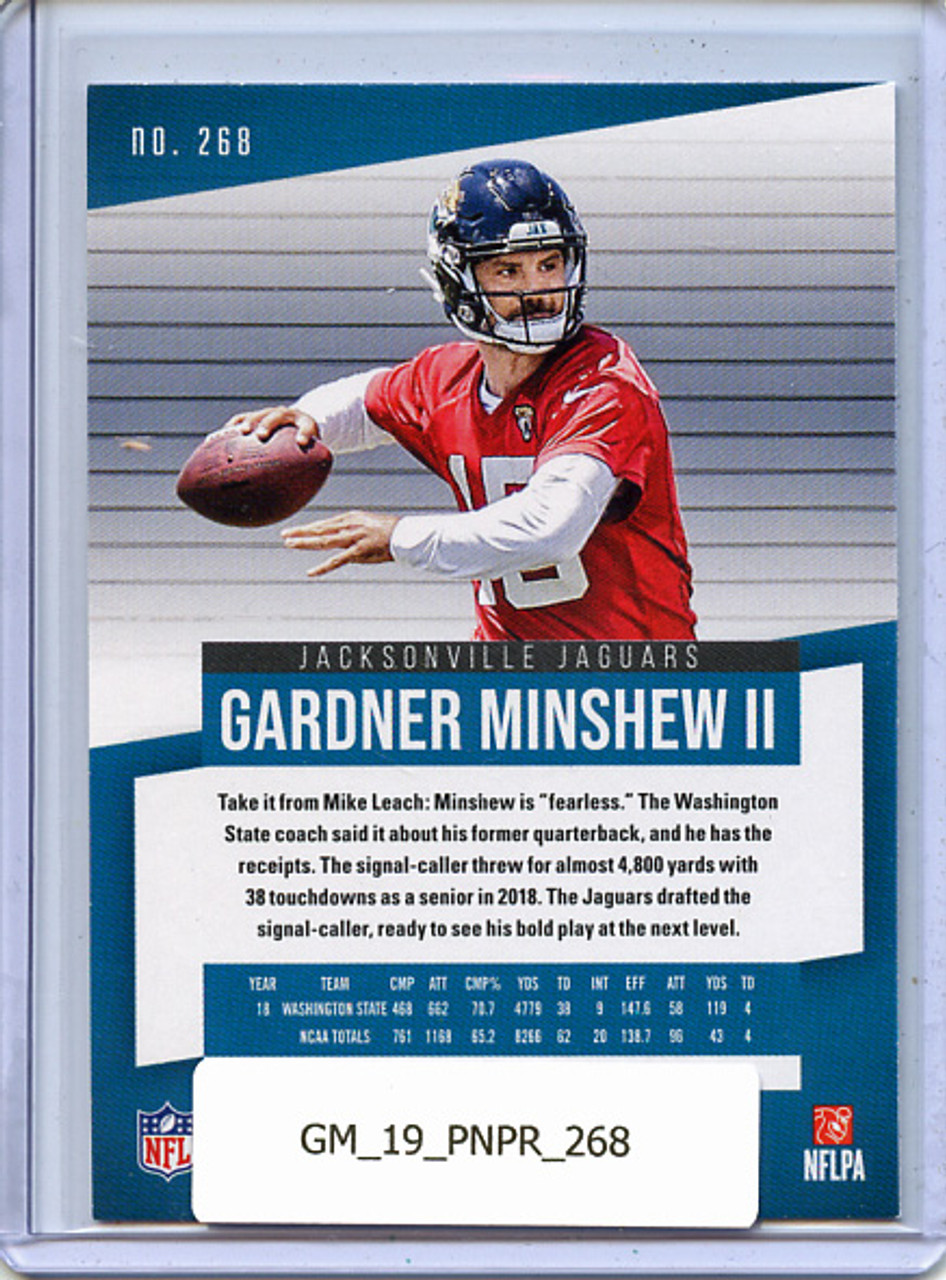 Gardner Minshew II 2019 Prestige #268