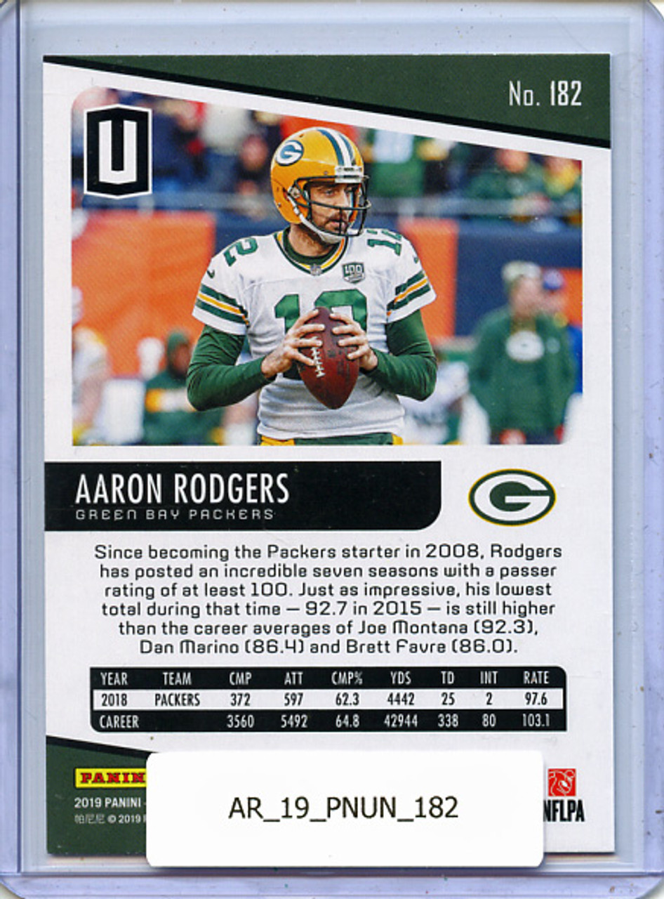 Aaron Rodgers 2019 Unparalleled #182