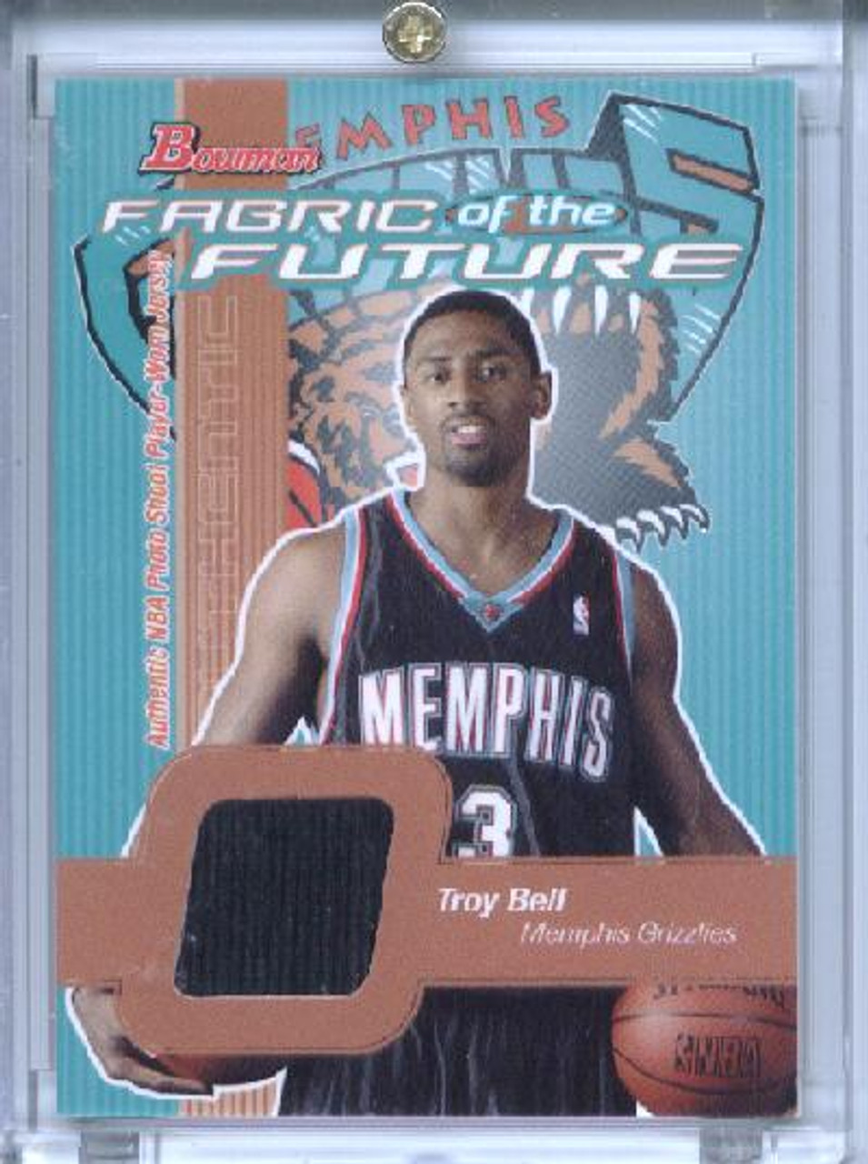 Troy Bell 2003-04 Bowman, Fabric of the Future #FF-TB