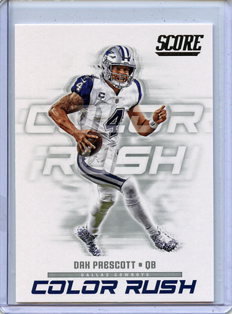 Dak Prescott 2018 Score, Color Rush #13