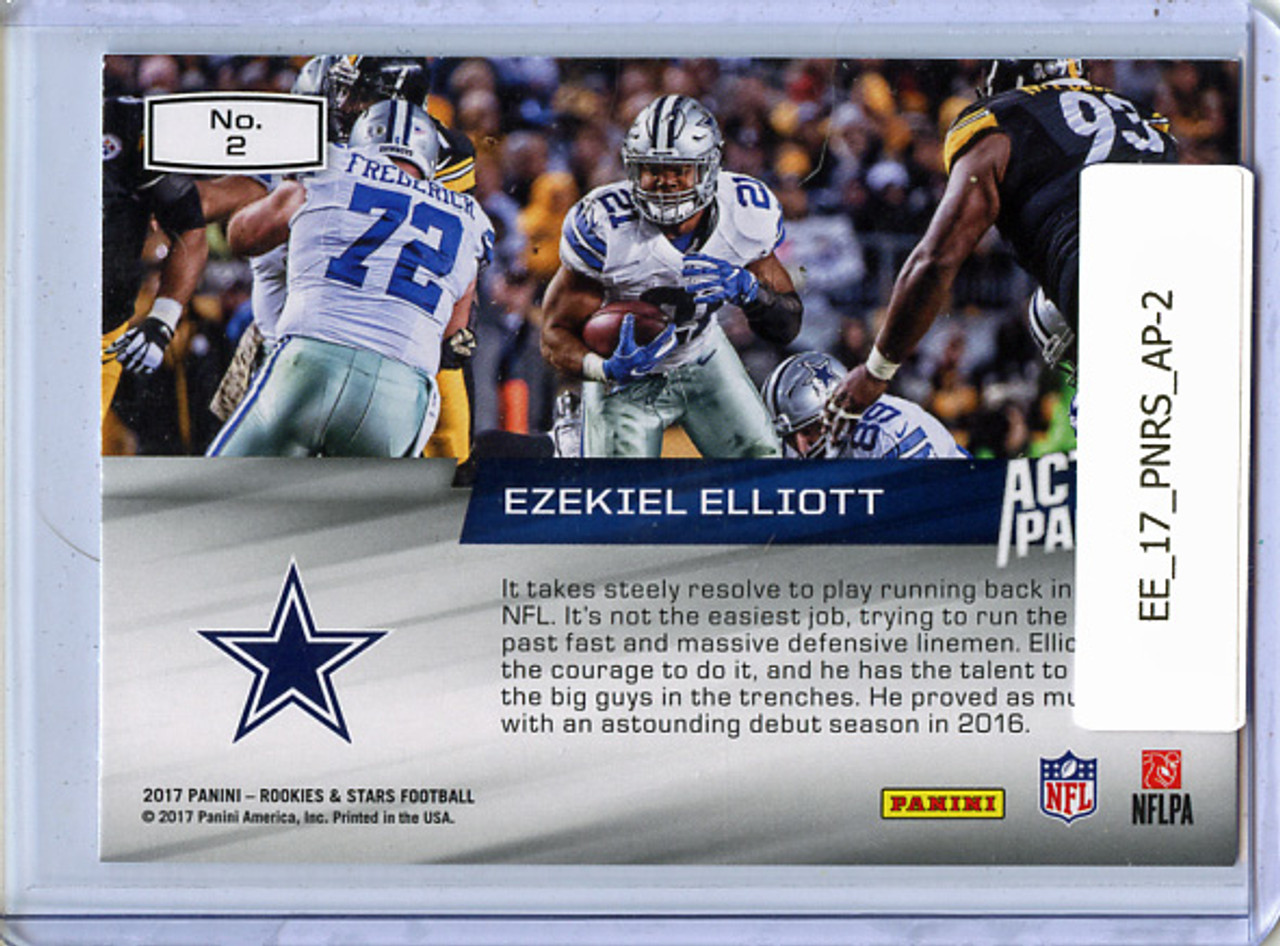 Ezekiel Elliott 2017 Rookies & Stars, Action Packed #2