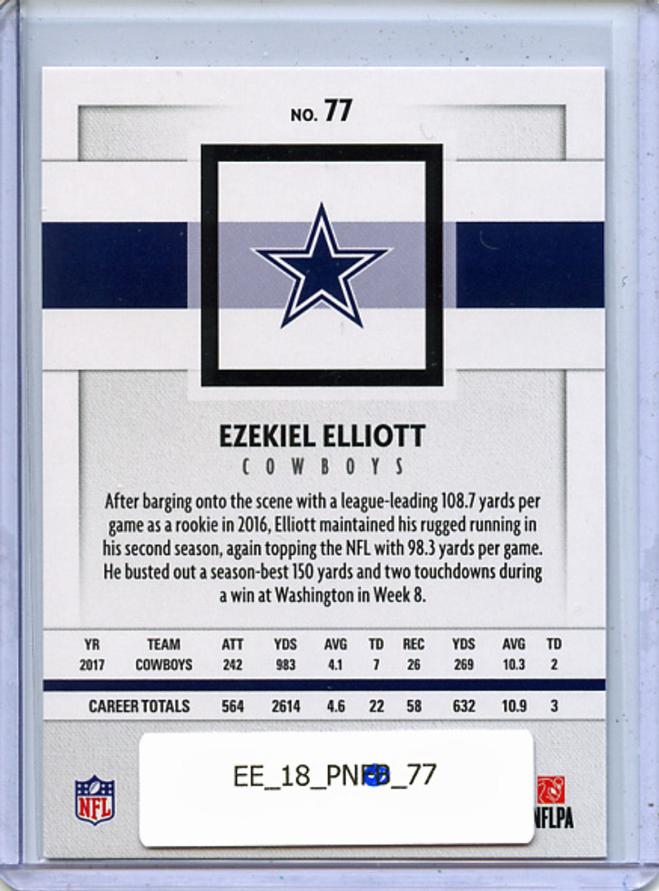 Ezekiel Elliott 2018 Panini #77