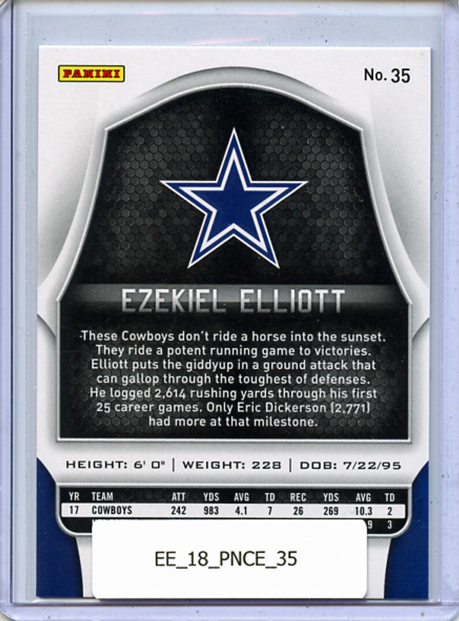 Ezekiel Elliott 2018 Certified #35