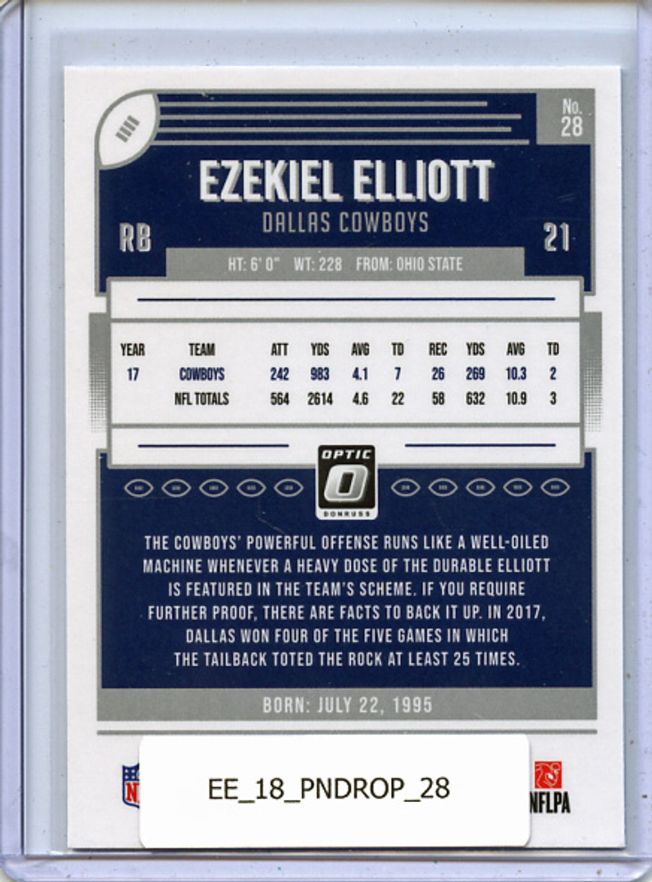 Ezekiel Elliott 2018 Donruss Optic #28