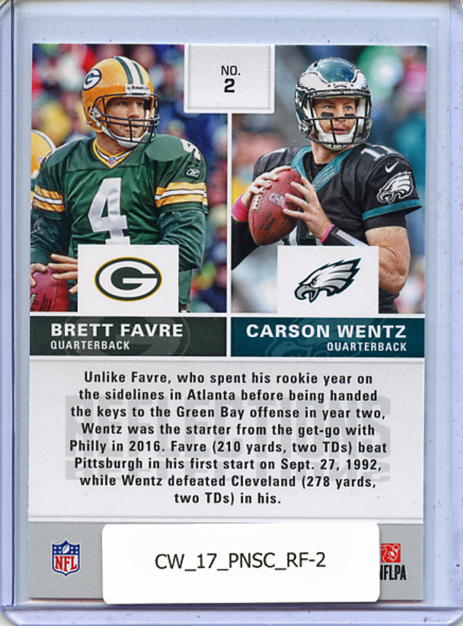 Carson Wentz, Brett Favre 2017 Score, Reflections #2