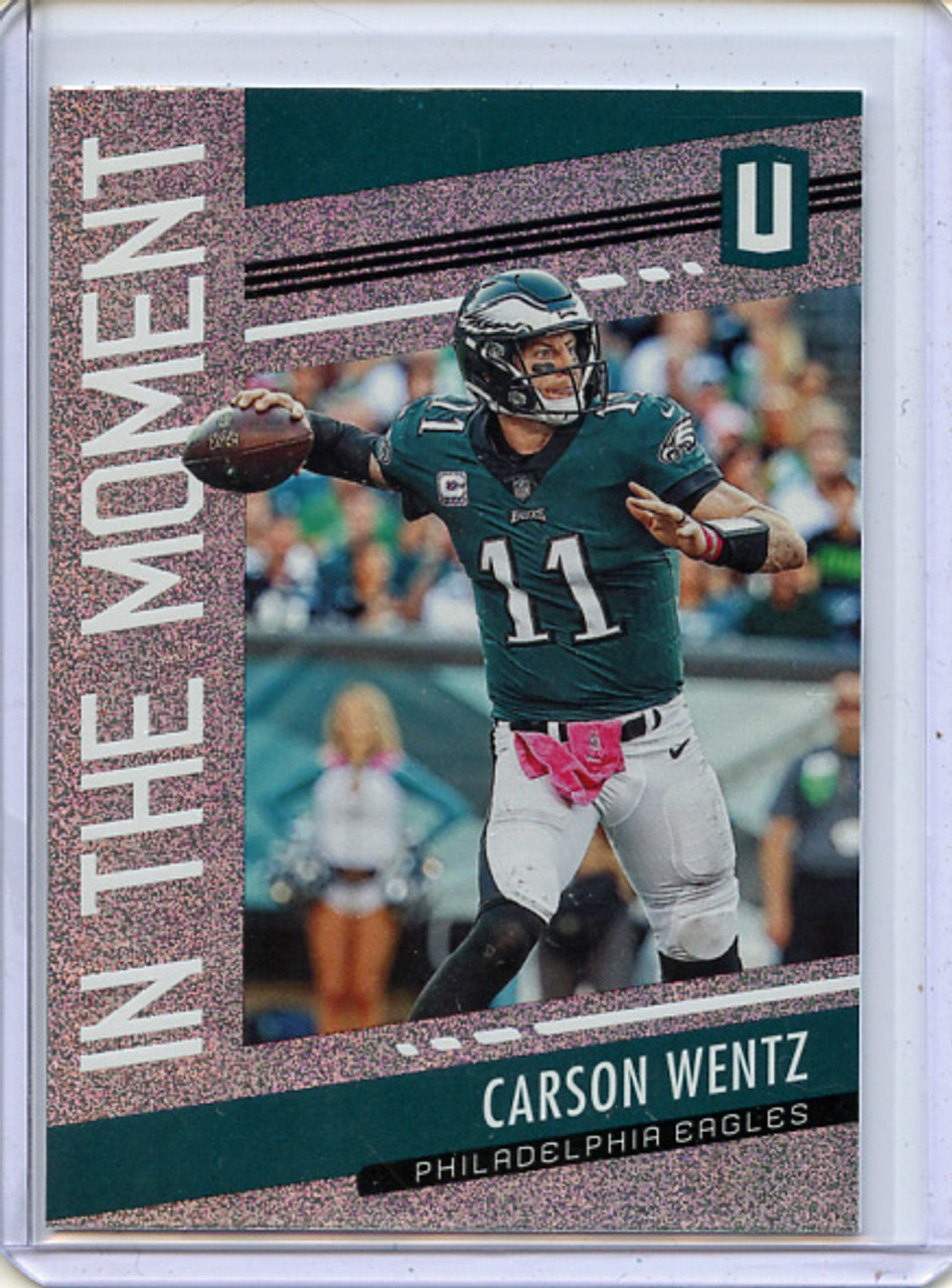 Carson Wentz 2019 Unparalleled, In the Moment #ITM-CW