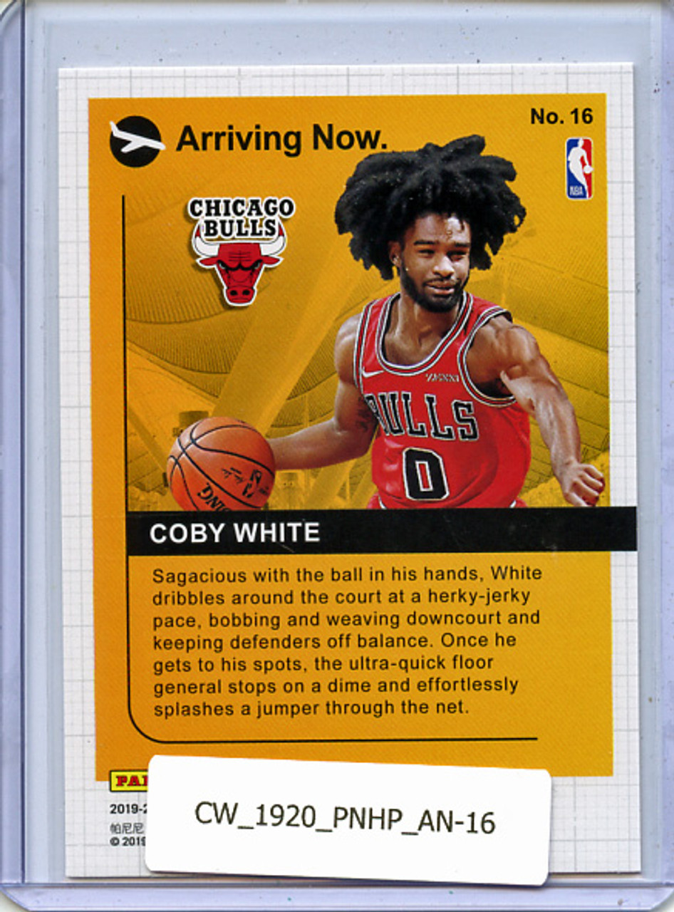 Coby White 2019-20 Hoops, Arriving Now #16
