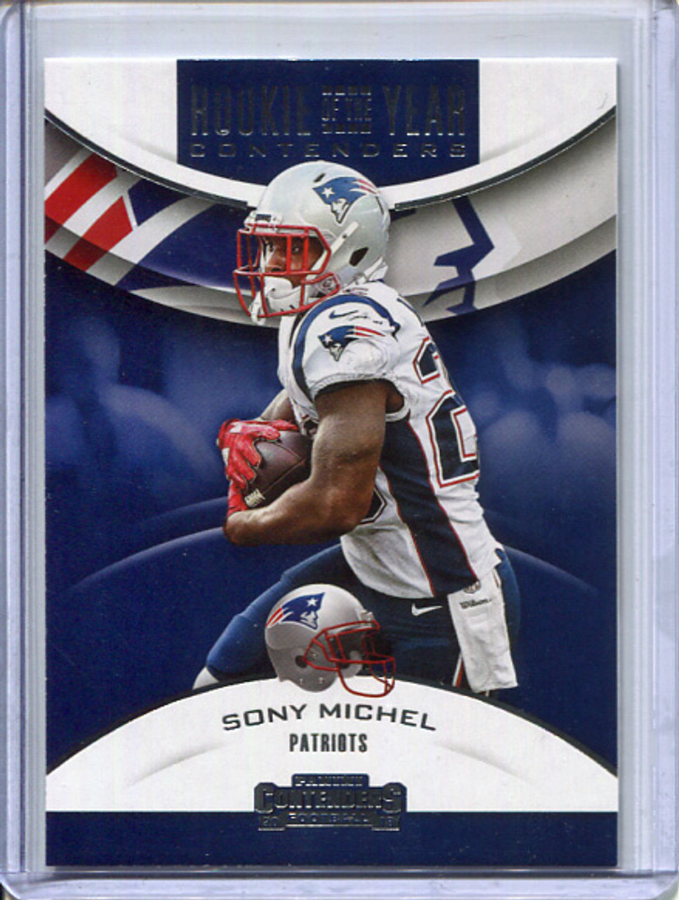 Sony Michel 2018 Contenders, Rookie of the Year Contenders #RYA-SM