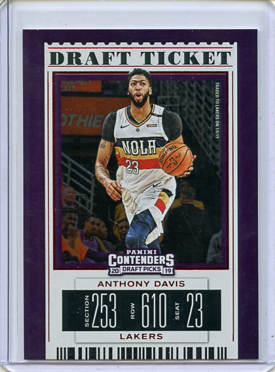 Anthony Davis 2019-20 Contenders Draft Picks #2 Draft Ticket Red Foil