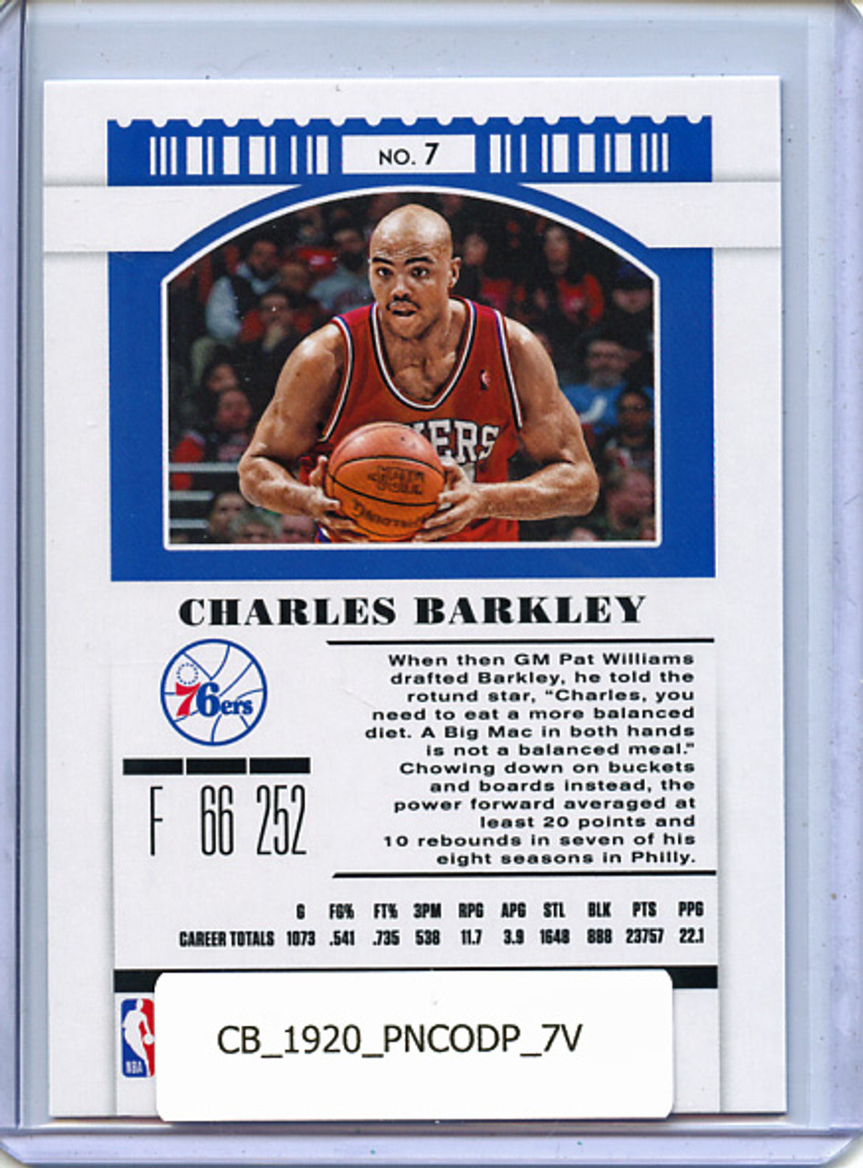Charles Barkley 2019-20 Contenders Draft Picks #7 Variations