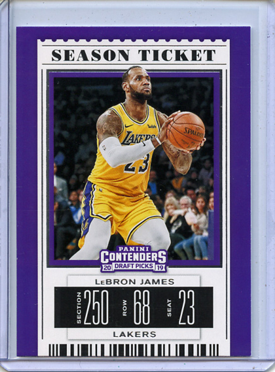 LeBron James 2019-20 Contenders Draft Picks #38 Variations