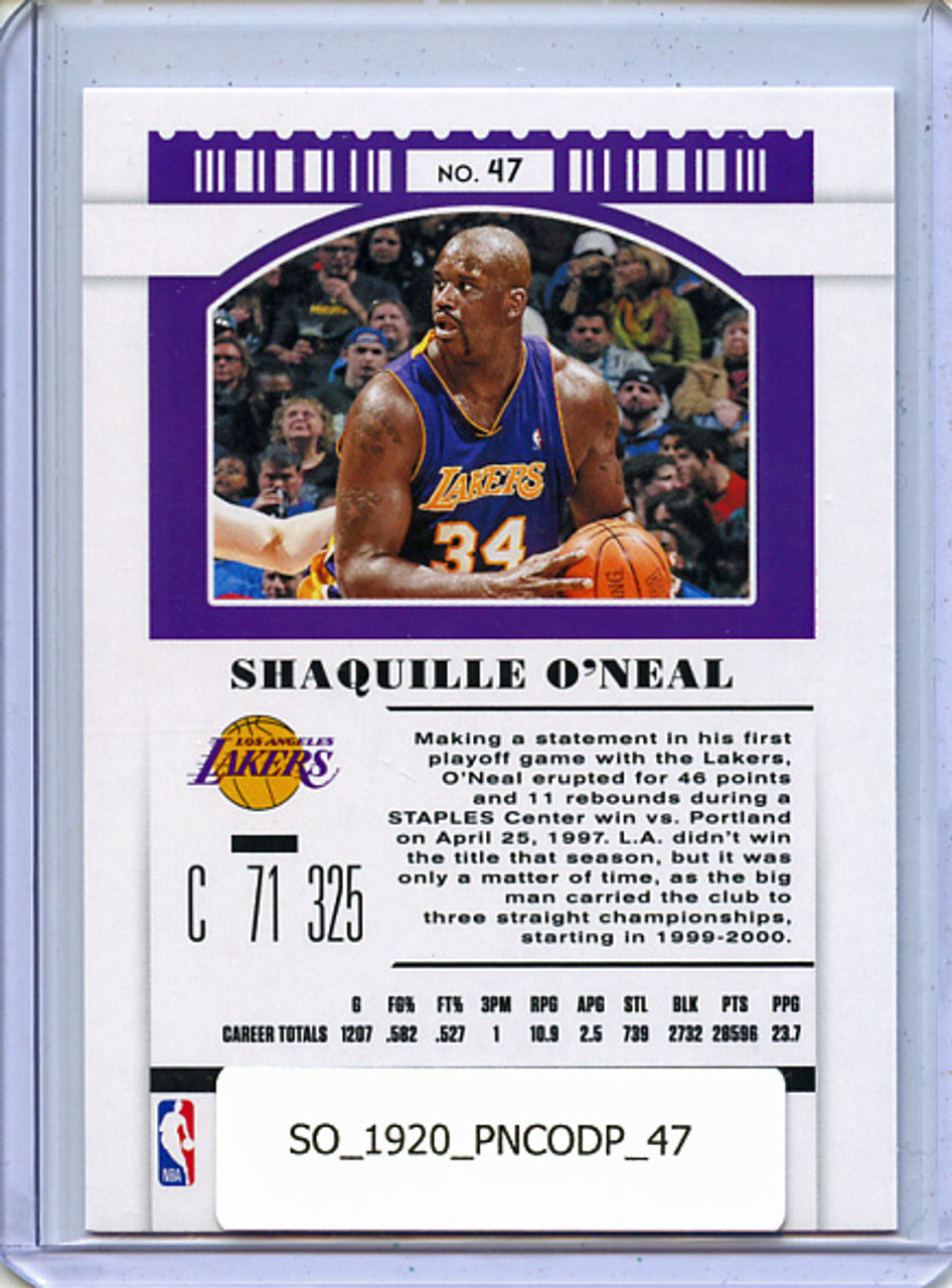 Shaquille O'Neal 2019-20 Contenders Draft Picks #47